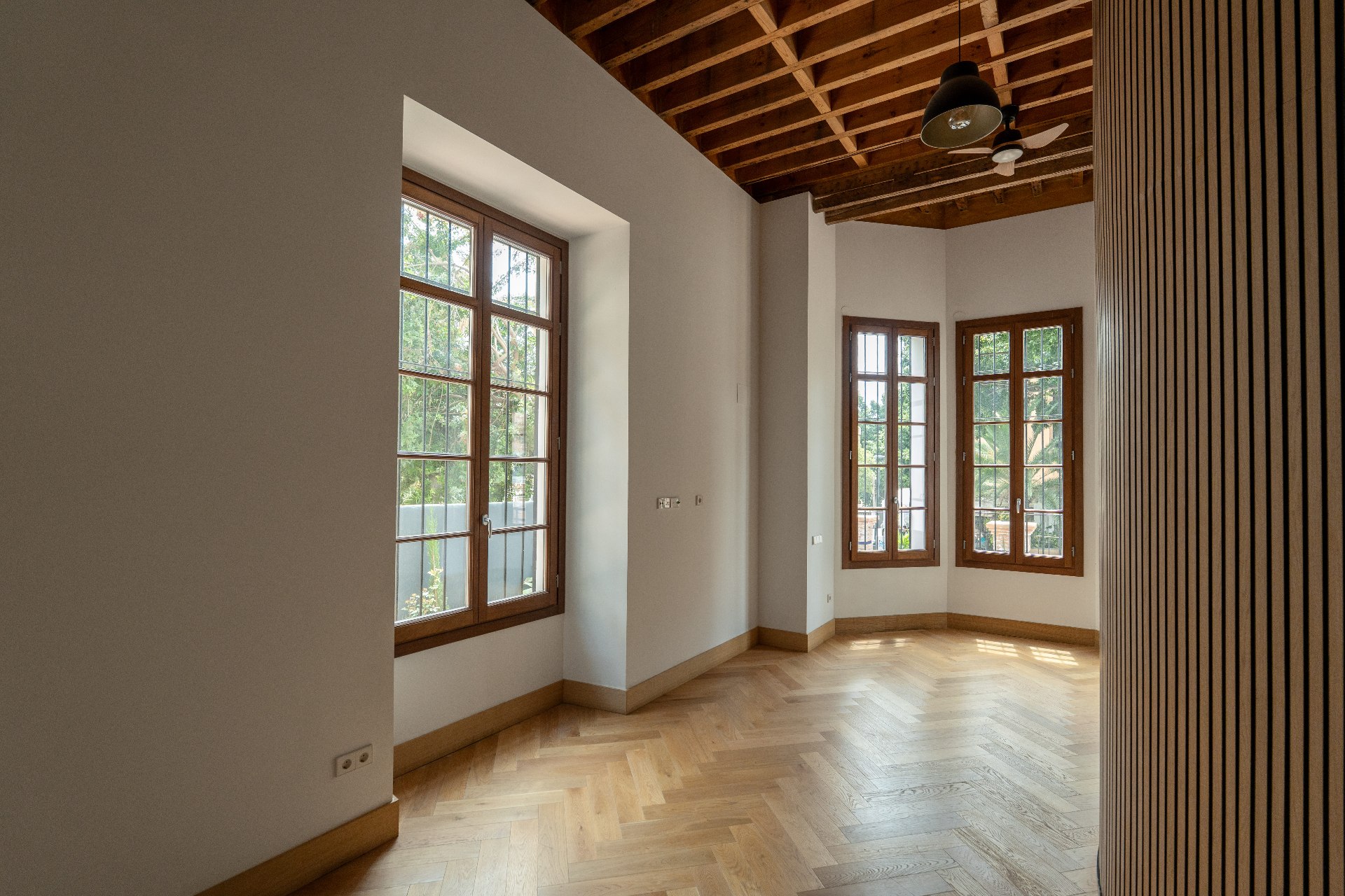 Sancha 13 residence in Málaga, interior and architectural detail
