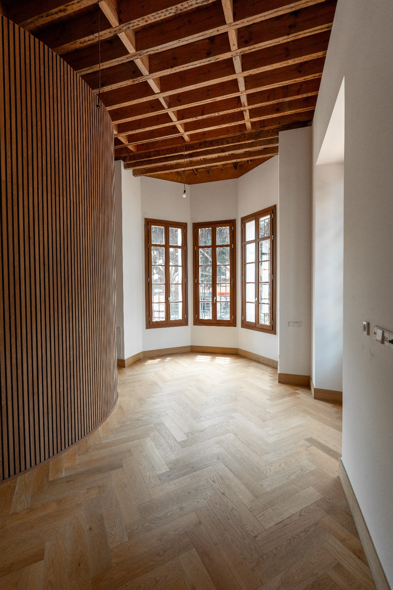 Sancha 13 residence in Málaga, interior and architectural detail
