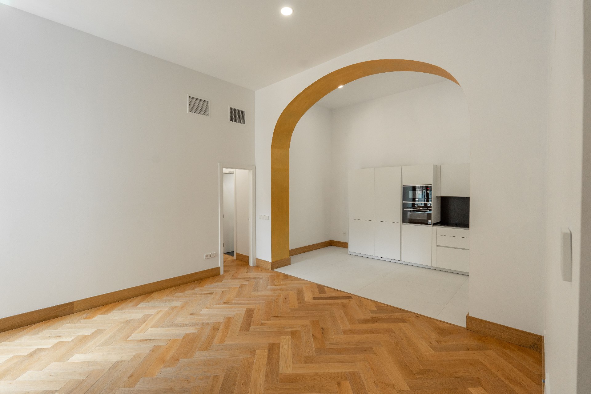 Sancha 13 residence in Málaga, interior and architectural detail
