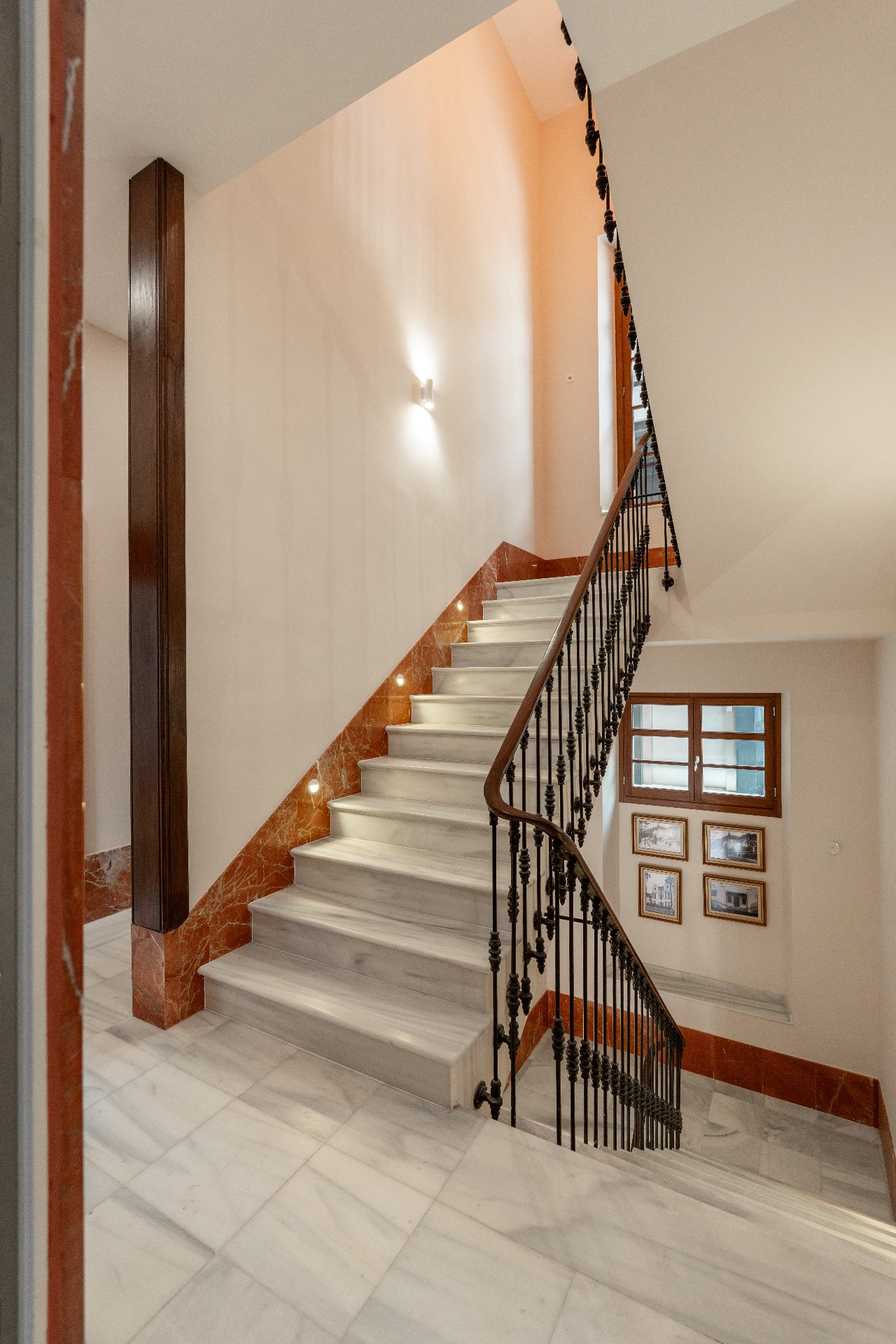 Sancha 13 residence in Málaga, interior and architectural detail