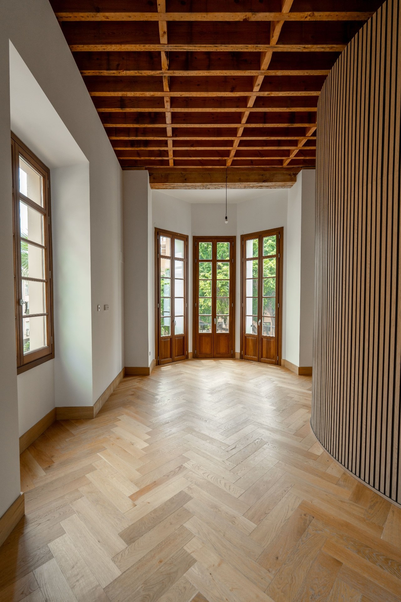 Sancha 13 residence in Málaga, interior and architectural detail