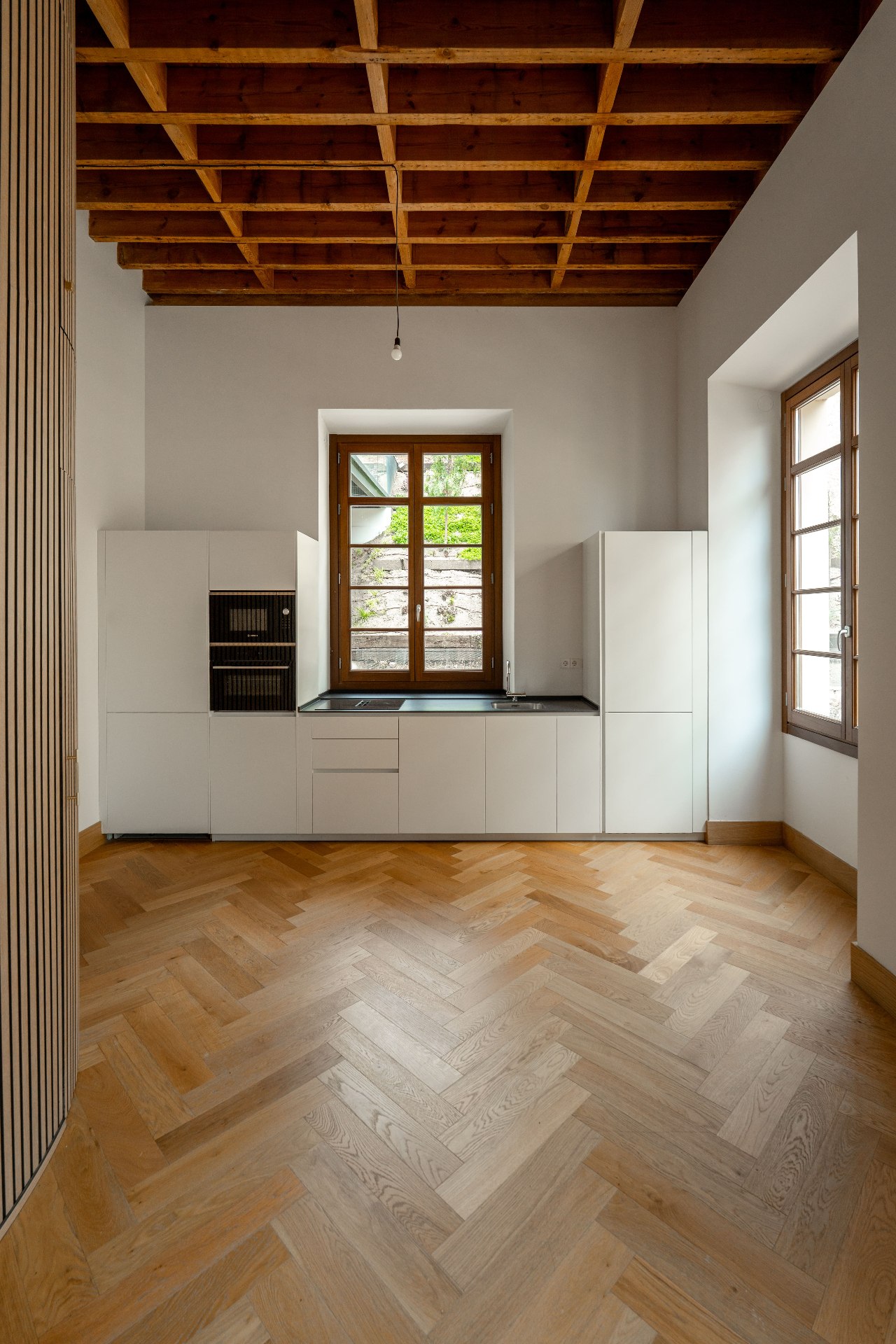 Sancha 13 residence in Málaga, interior and architectural detail