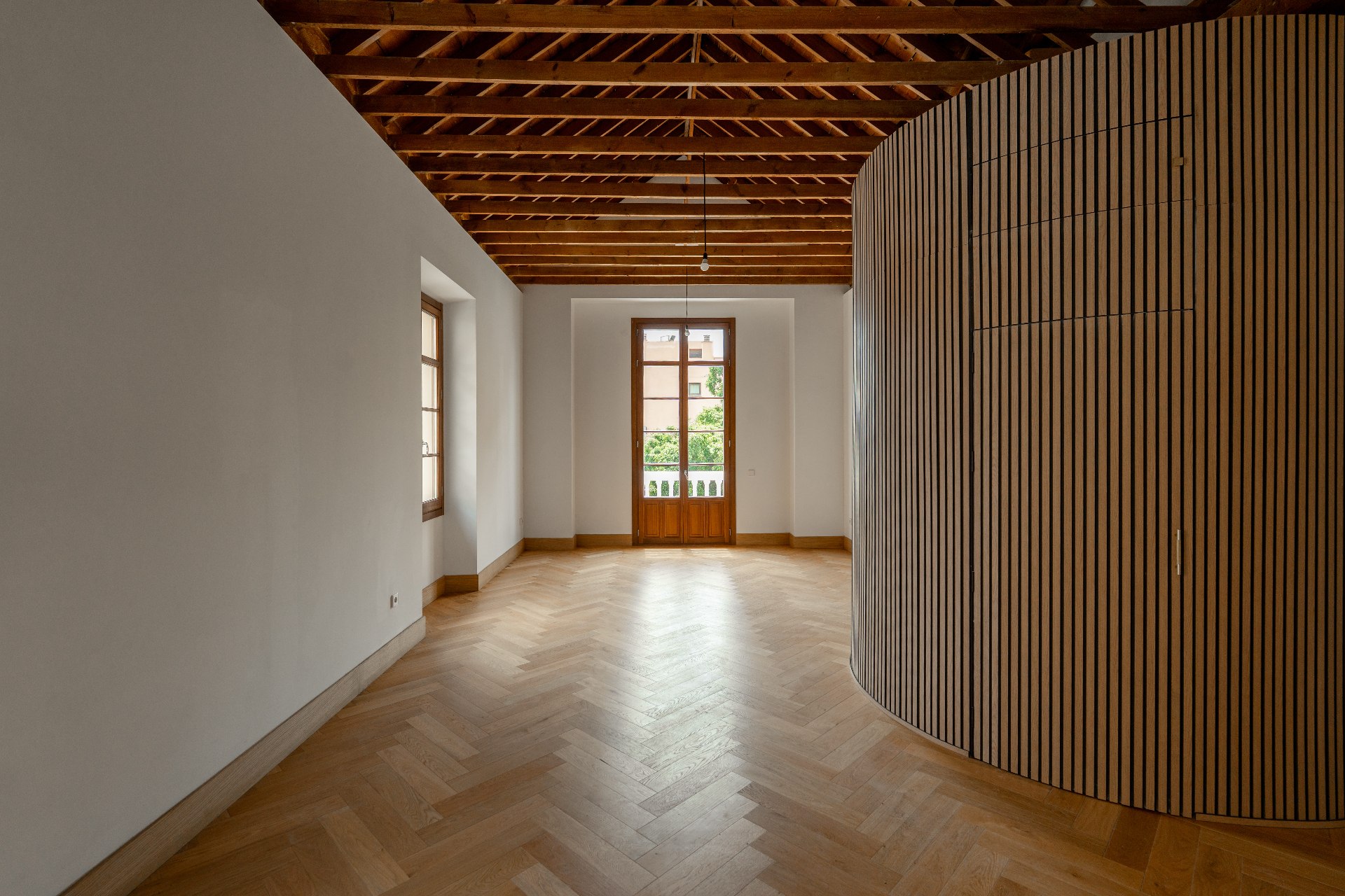 Sancha 13 residence in Málaga, interior and architectural detail