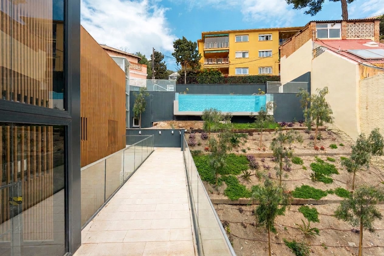 Sancha 13 residence in Málaga, interior and architectural detail