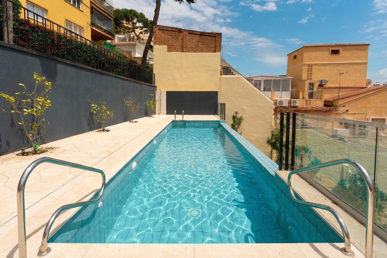 Sancha 13 residence in Málaga, interior and architectural detail